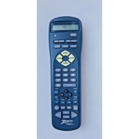 Zenith VCR Plus VcrPlus Universal Remote Control LCD Screen 6389 124-215 Clean - Picture 1 of 5